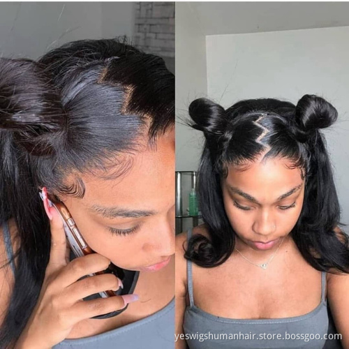 Full Transparent Lace Front Wig For Black Women Yeswigs Raw Indian 100% Virgin Human Hair Cheap 360 Hd Lace Frontal Wig Vendor